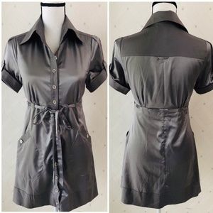 Mini gray shirtdress size small